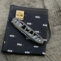 Preview: SKELETON - COMPANION SLIM- acidstonewash - fertig montiertes Taschenmesser - Titan Grade 5  (Ti 6AI 4V)  - 93mm